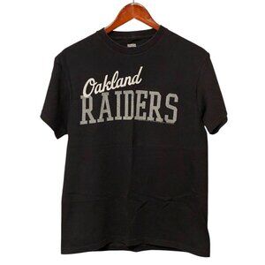 Oakland Raiders Black Men's T-Shirt M Football NFL Junk Food 2012
